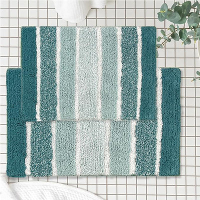Cervantes 100% Cotton Non-Slip Bath Rug