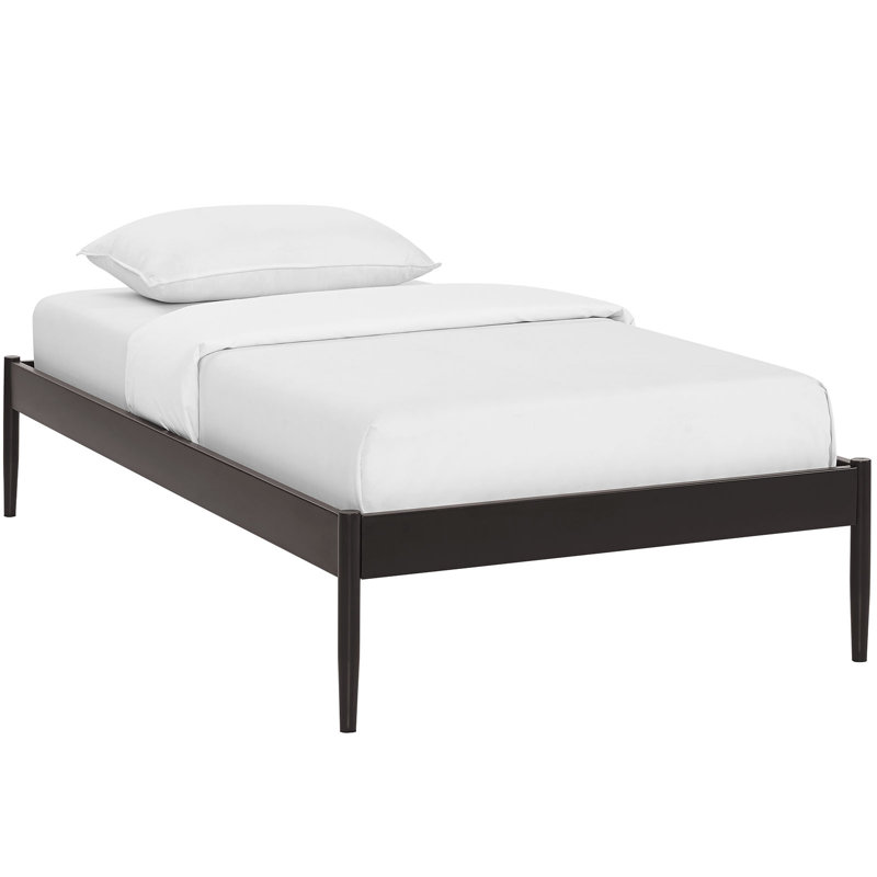 Modway Elsie Fabric Bed Frame, Twin, Brown