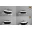 Vast Studio Vessel Sink – Oval Countertop Basin with Smooth Interior, Metallic Luxury Finish & Modern Spa-Inspired Sculpted Design-800464404