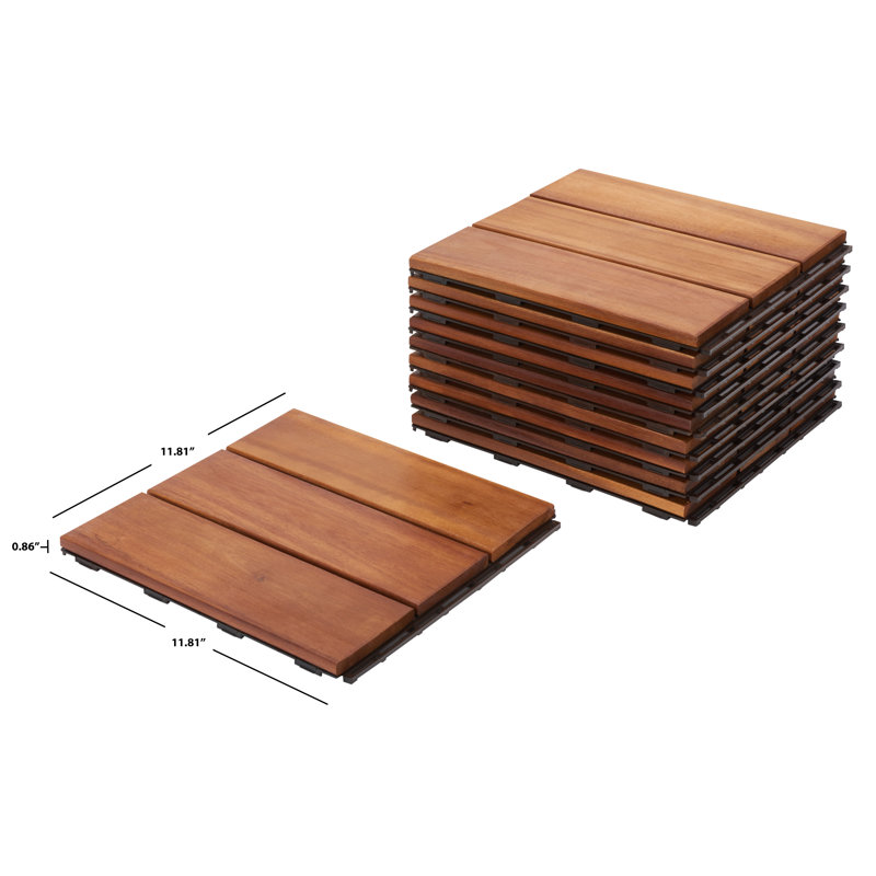 Carreau de terrasse 11,81 po x 11,81 po Alleva
