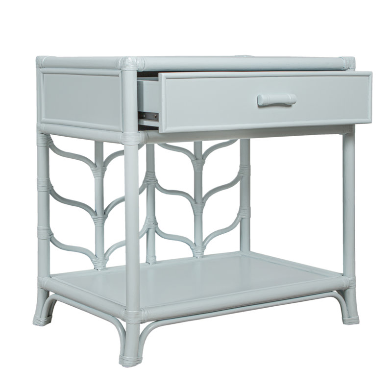 Table de chevet l 28 po Ivy Collection, Bleu pâle