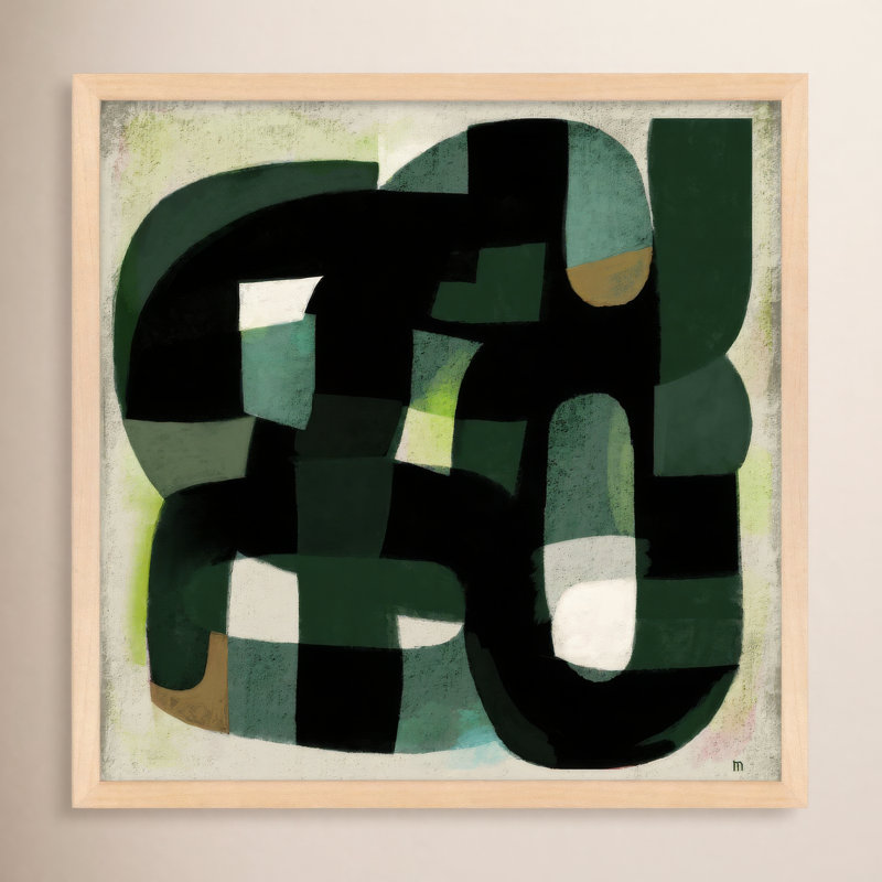 Into The Wild Print by StudioM, Orange, 44" H x 44" W x 1.25" D