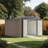 10X8 FT Outdoor Metal Storage Shed with Lockable Doors-109306201-109306200