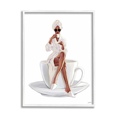 " Fashionable Woman Morning Coffee " by Ziwei Li