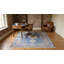 Tapis oriental bleu en laine noué à la main traditionnel-278072367