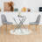 32 Inch Round Foldable Lightweight Table With Double Lockable Doors