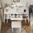 Elegant Vanity Makeup Table & Chair Set-384772403