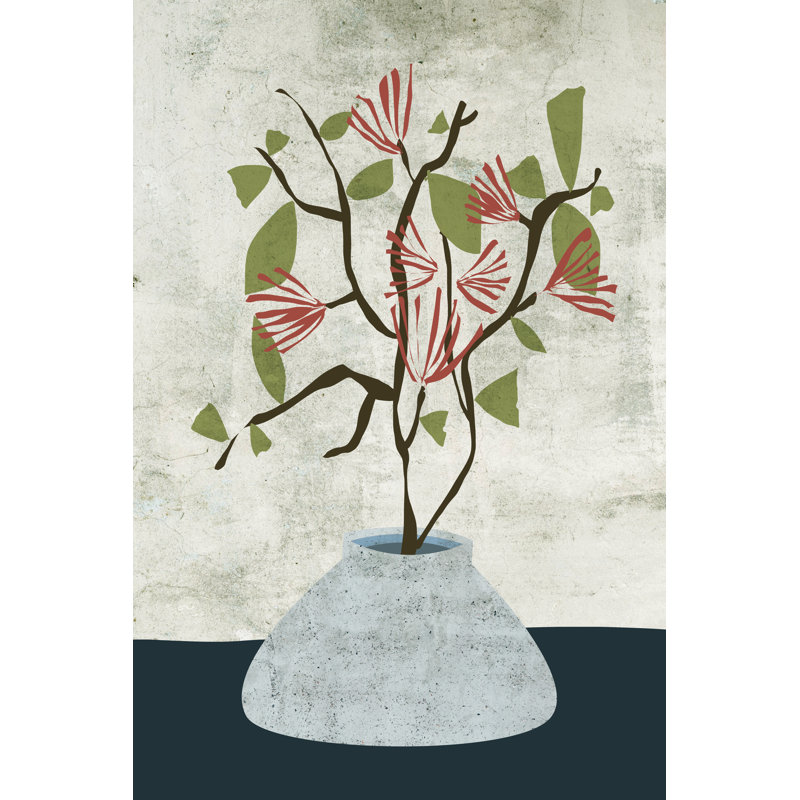 Zen Branch I - Painting, 122cm H x 81cm W, Wrapped Canvas
