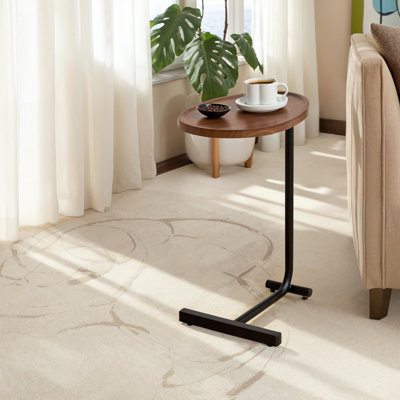 Table d'appoint en forme de C, petit canapé de salon (1Pcs)
