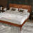 Panthera Solid Wood Bed Frame with Artistic Patterned Headboard-1893952958-1893952953
