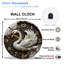Horloge murale élégante en verre 12 po