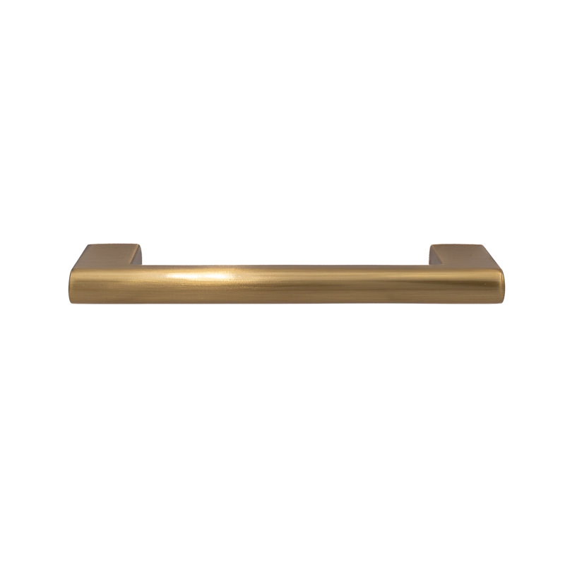 Vail 3-3/4" (96mm) Satin Brass Bar Pull, Satin Brass, 3.75"