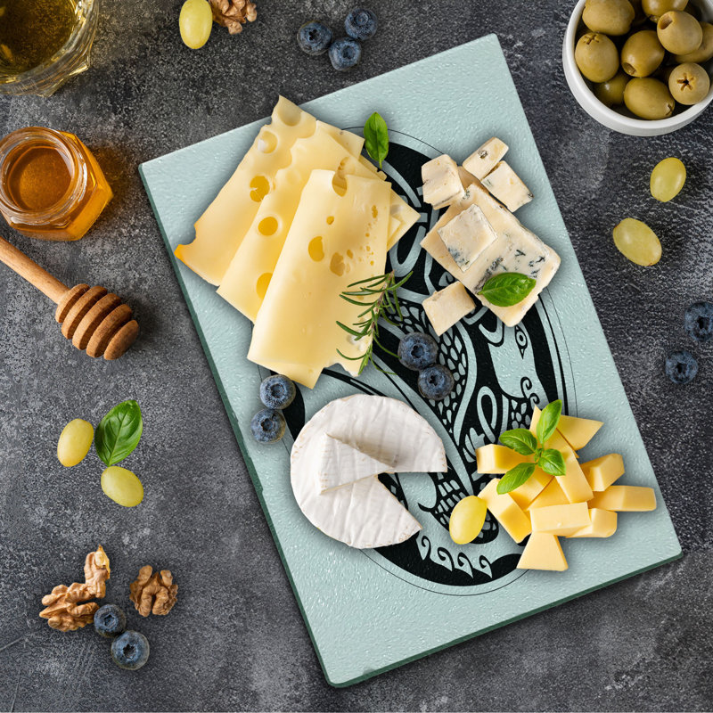 Planche à découper en verre trempé Ambesonne