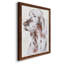 «Sitting Dog III», peinture sur toile encadrée-1452435717-1452435718