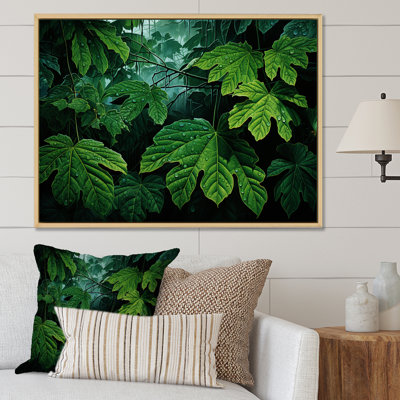 " Emerald Canopy Rainforest Leaves "