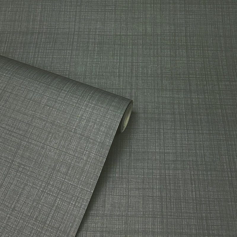 Papier peint texturé Rafe, Gris