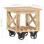 Kristina Wheel End Table