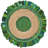 Jillian Hand Woven Cotton/Jute Rug in Green-249115696