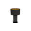 Lampe de table noire avec abat-jour noir