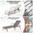 73.9" Aluminum Reclining Patio Chaise Lounge Chairs With Removable Cushions (Set Of 2 )-1079947156-1075794368