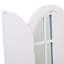 Aldric Wood Flat Wall Mirror