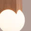 Solis Solid Wood Flush Mount