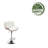 Katalyn Swivel Adjustable Height Bar Stool-257427134