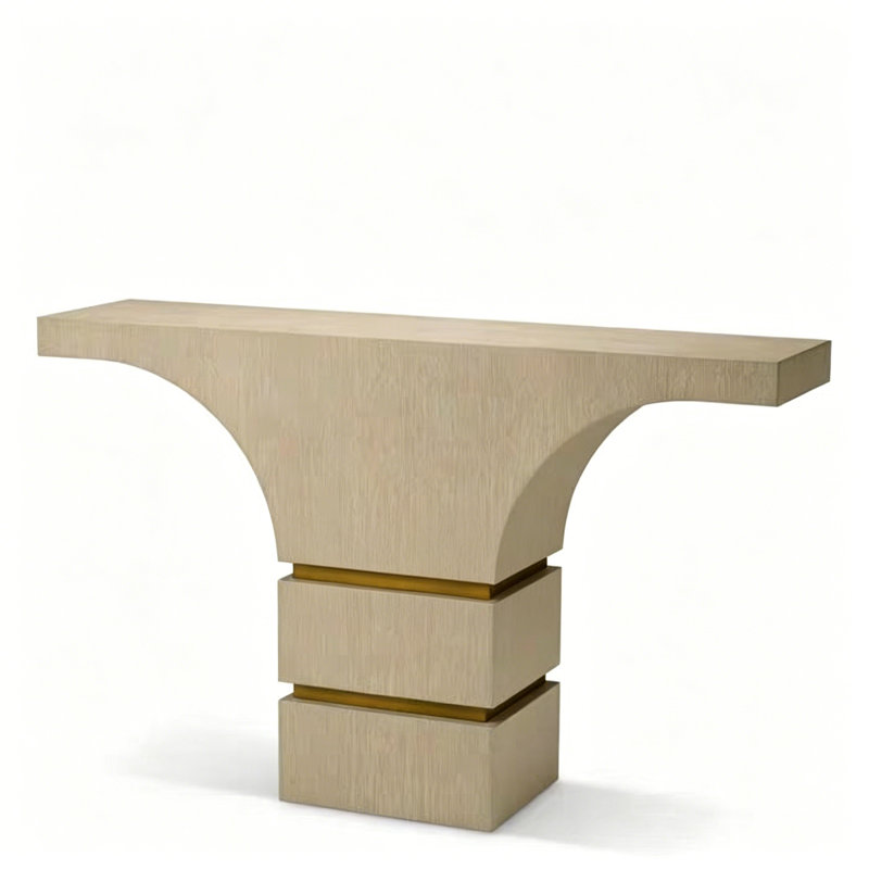 Console Mid-Century moderne, H 31,5 po x l 39,4 po x P 15,7 po
