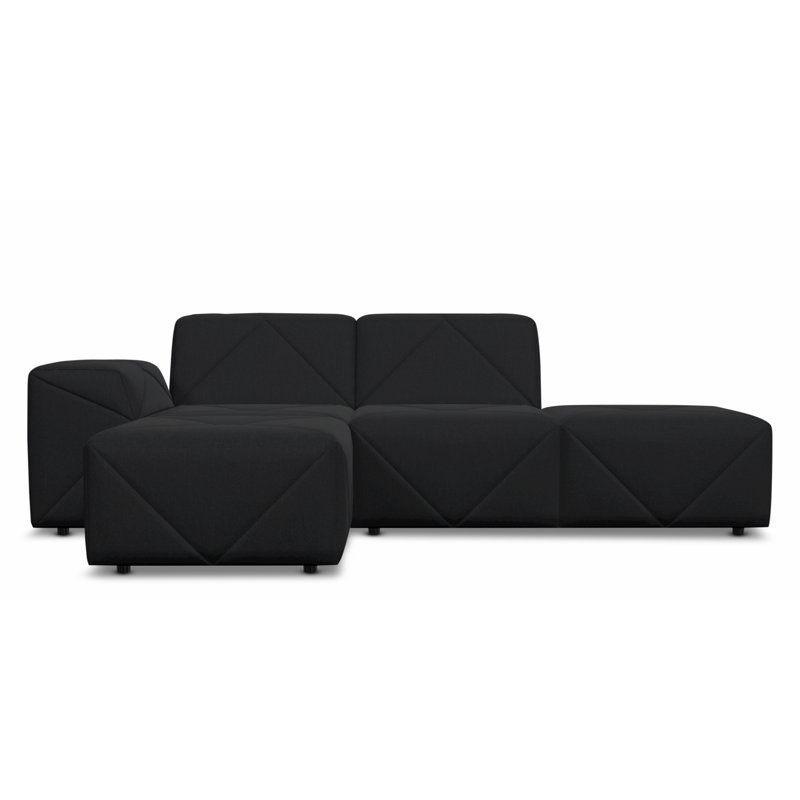 BFF Modular Sectional, Justo Bazalt, Left