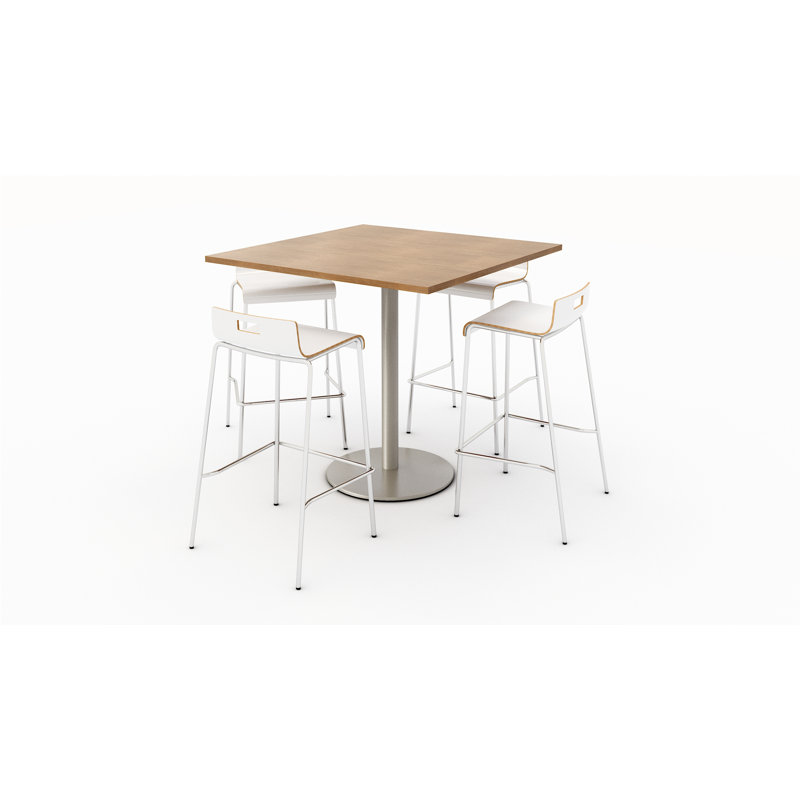 42" L Square Breakroom Table and Chair Set
