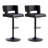 Adjustable Height Bar Stool Faux Leather Upholstered Bar Stool-1036923947