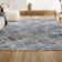 Tapis gris / bleu Reich
