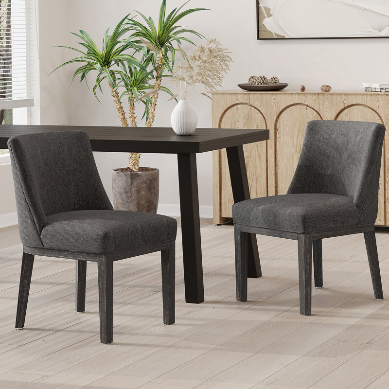 Chaise de salle à manger, Gris anthracite