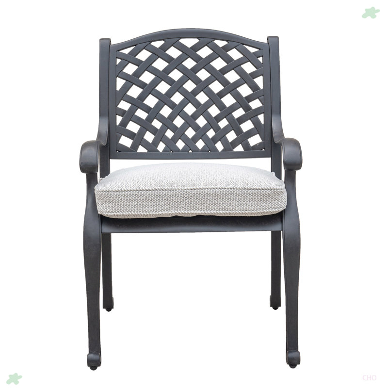 Chaise de salle à manger Sparta, Gris, Gris antique