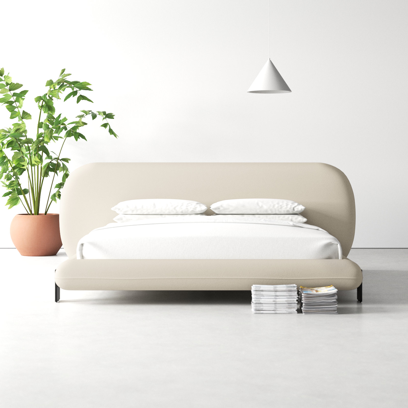 Ophelia Upholstered Bed, King