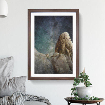 Rock Formation in California - Picture Frame Painting