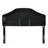 Black Velvet Contemporary Queen Headboard With Artistic Button Patterns Upholstered In Deep Tufting-53245617