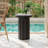 Outdoor Lightweight Concrete Marble Effect Side Table