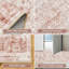 Tapis lavable rétro antidérapant (rose)-1137394550