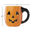 Lenox Vintage Halloween Figural Pumpkin Mugs, Set of 4