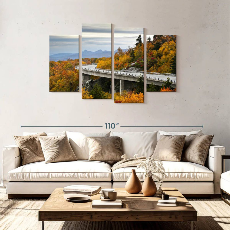Lilie Blue Ridge Parkway Route, 48" H x 75" W