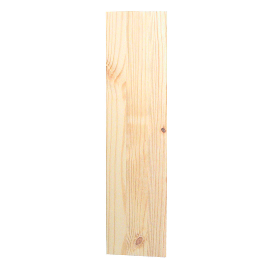 Chunky Laminated Shelf Board, 2.4cm Thick Pre-Sanded Pine Wood