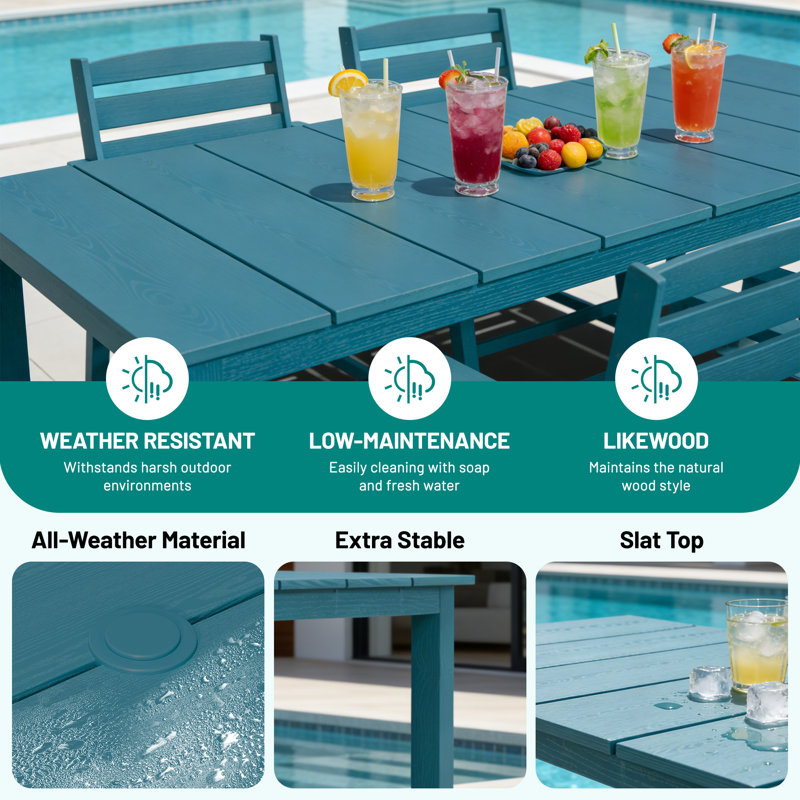 Table de salle à manger de patio, Marine