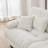 2 Seater Sofa For Living Room, Chenille 2 - Seat Sofa With 2 Lumbar Pillows And 2 Throw Pillows,Chenille White-845411993