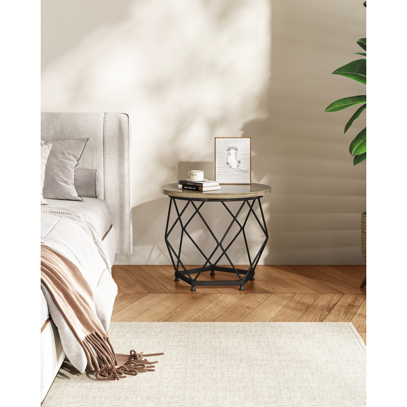 Selinda Frame Coffee Table, Terra Brown