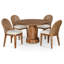Lempa Round Solid Wood Dining Table-102767838