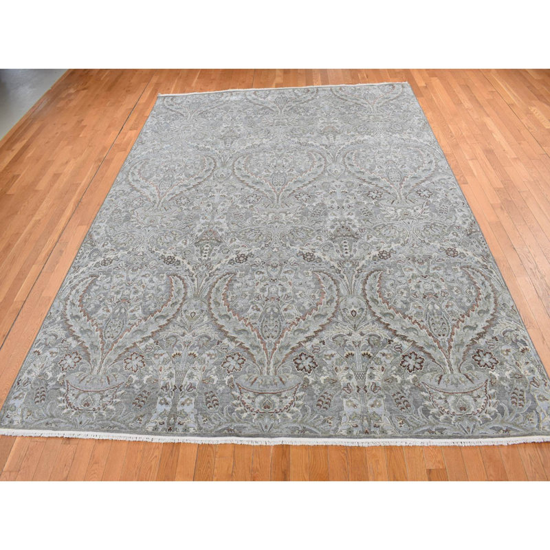 Tapis unique gris 9 pi x 12 pi 2 po Chrysalis