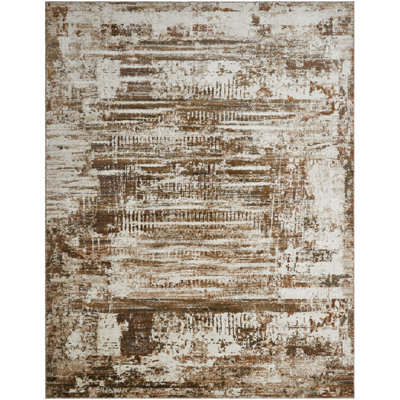 Finke Mocha Abstract Area Rug