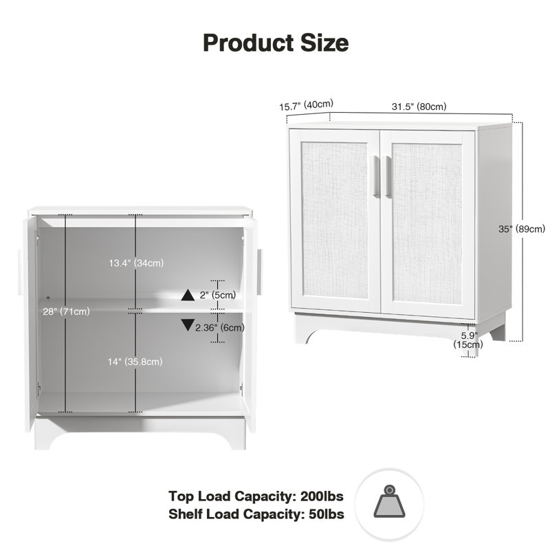 Armoire de rangement Byblos, Blanc