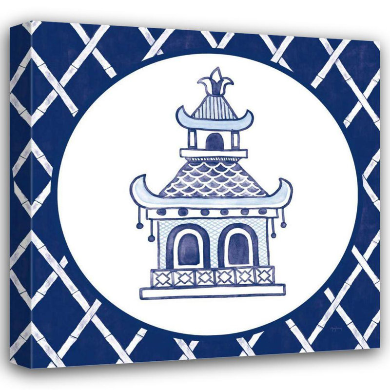Art sur toile tendue avec châssis Lark Manor ™ Urban, Mary: Everyday Chinoiserie V